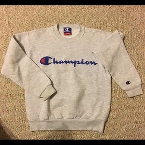 Vtg kids champion sweatshirt medium (10-12)
